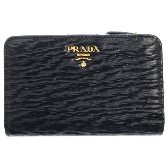 Prada Saffiano Wallet Black Leather - Picture 1 of 5